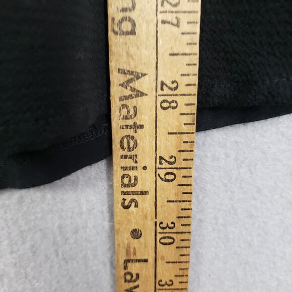 Ava & Viv Plus Size 3X Collared Popover Blouse Solid Black Office Secretary Work - Picture 5 of 5